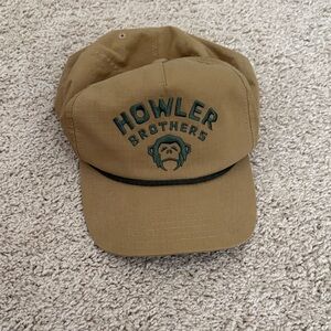 Howler Brothers Brown Cap with Embroidered Logo